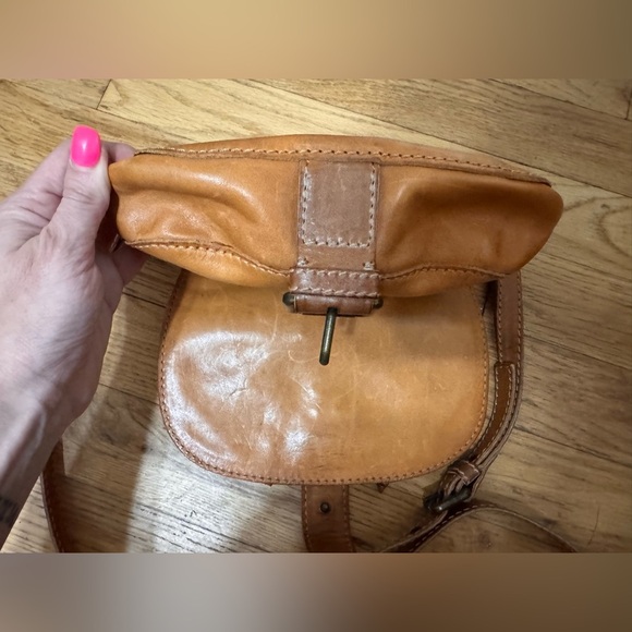 VALENTINO RED LEATHER BOW BAG - Picture 7 of 8